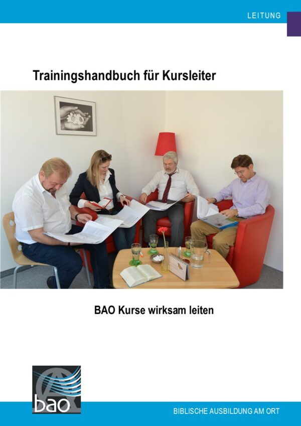 Trainingshandbuch für Kursleiter